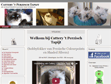 Tablet Screenshot of perzischekittens.be